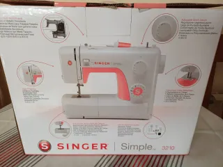 Maquina de coser singer 3210 y accesorios
