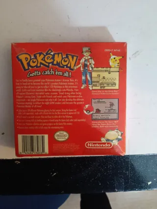 Pokémon Edición Roja Game Boy + Guía