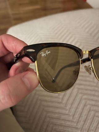 Gafas Ray-Ban Clubmaster RB3016 Marrón/Dorado
