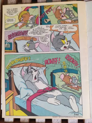 Fumetto vintage di Tom e Jerry - n 45 del 1990
