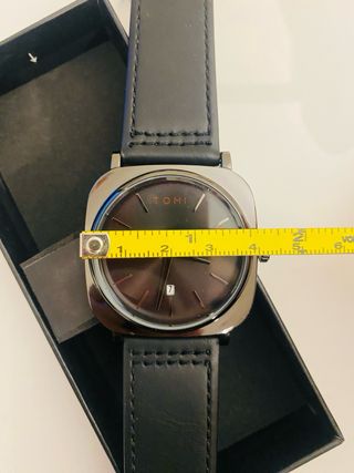 Orologio Uomo Tomi Quartz Nero e Argento