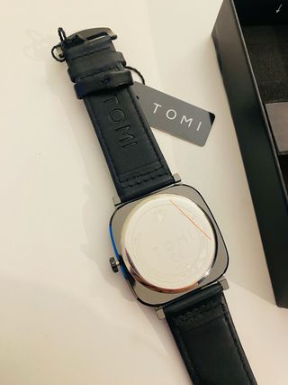 Orologio Uomo Tomi Quartz Nero e Argento
