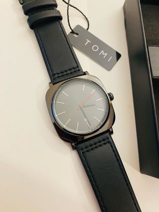 Orologio Uomo Tomi Quartz Nero e Argento