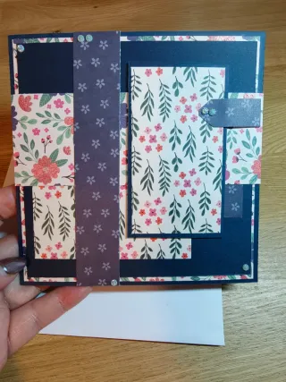 Postal artesanal tipo sketch