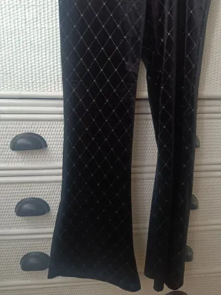 Conjunto fiesta lentejuelas niña negro