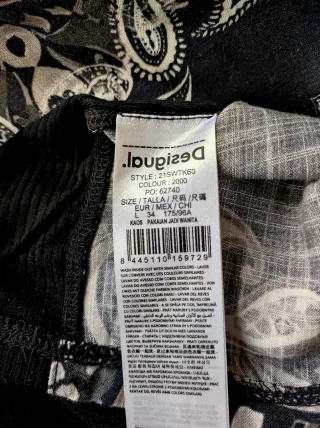 Camiseta Desigual manga larga estampada