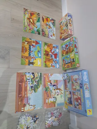 Lote puzzles infantiles variados