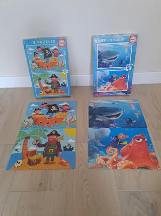 Lote puzzles infantiles variados