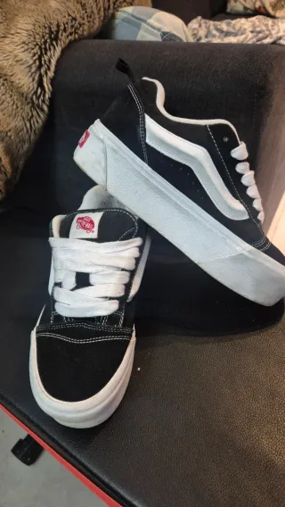 Zapatillas Vans Knu Stack Plataforma Negra