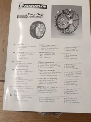 Cadenas Nieve Michelin Easy Grip