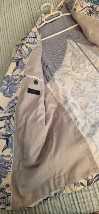 Chaqueta americana estampada floral