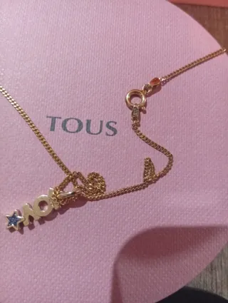 Colgante Tous Plata Vermeil JOY y Estrella