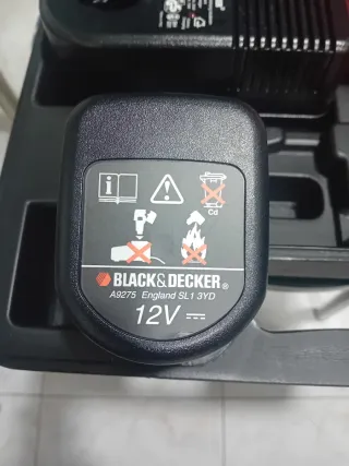 Taladro Inalámbrico Black+Decker 12V