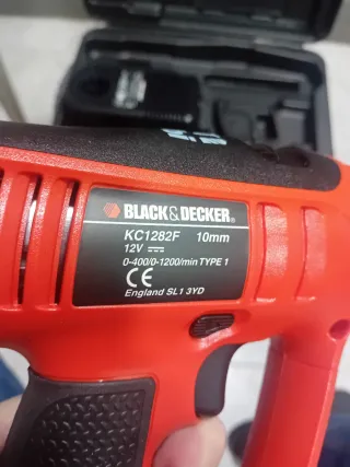Taladro Inalámbrico Black+Decker 12V