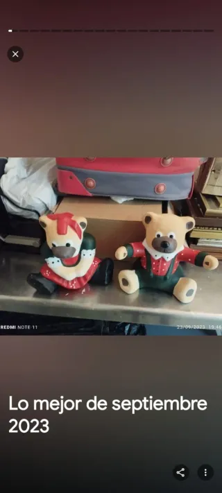 Huchas de cerámica de ositos