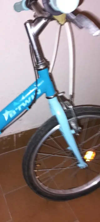 Bicicleta infantil azul