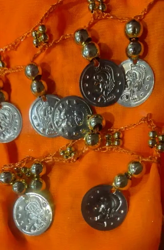 2 Sciarpe Danza del Ventre 90 Monete (unità)