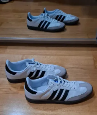 Adidas Samba Blancas y negras