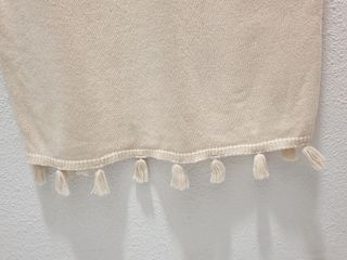 Vestido largo de punto invierno diseño geométrico