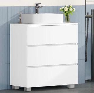 Mueble de baño de madera Nuevo en la caja