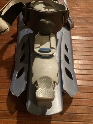 Raquetas de nieve con bastones