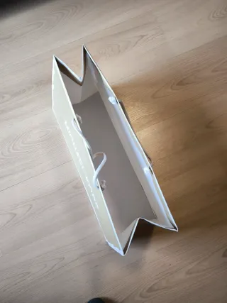 Bolsa Michael Kors dorada y blanca