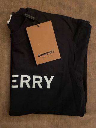 Camiseta Burberry Negra Talla S