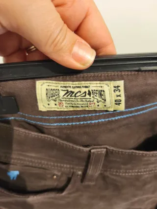 Pantalone MCS marrone uomo