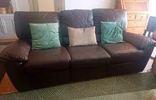 Sofá de piel Natuzzi 3 plazas