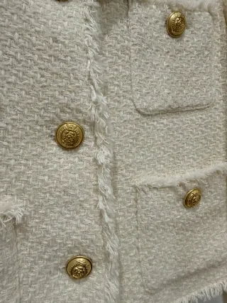 Chaqueta tweed Mango S