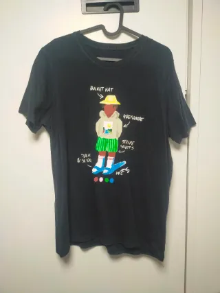 Camiseta manga corta negra