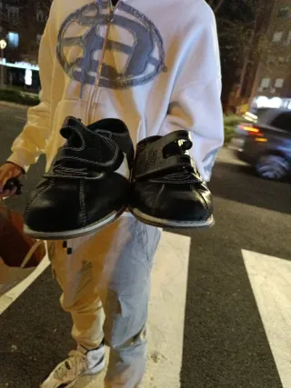 Zapatillas de bolos negras talla 42