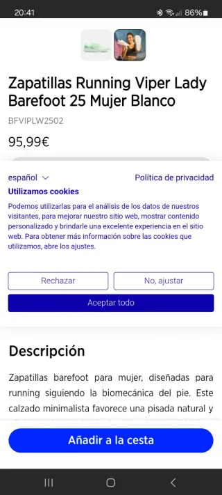 Zapatillas Joma Barefoot