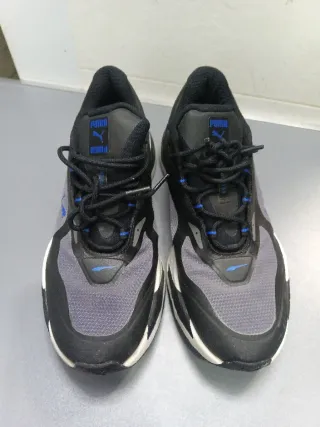 Botines Puma Negros y Azules