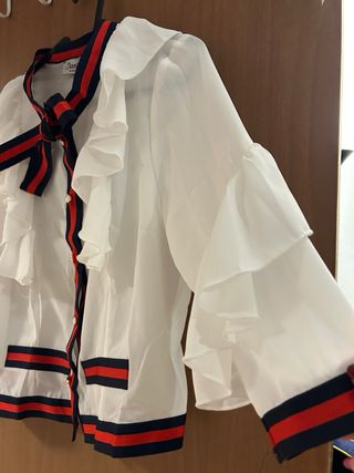 Blusa Dantty Parisina Blanca Talla S