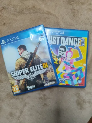 2 Juegos PS4: Sniper Elite III + Justo Dance