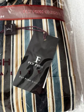 Camisa caballero Fly Fish rayas sin estrenar