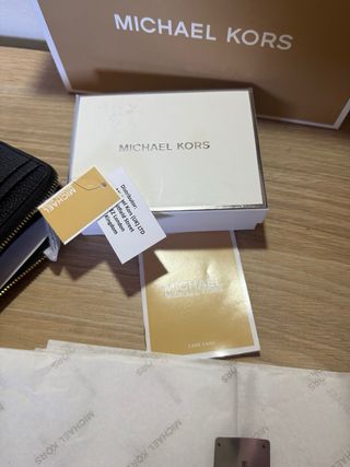 Cartera Michael Kors Negra con Monedero