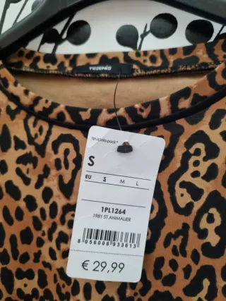 Pigiama Tezenis 100% Cotone Fantasia Leopardata