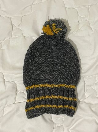 Berretto lana blu e grigio