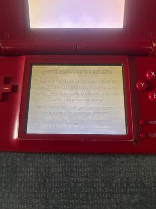 Nintendo DS Lite Rosso DA RIPARARE SCHERMO