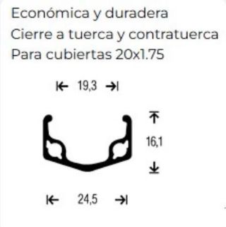Llanta Aluminio 20 a Estrenar