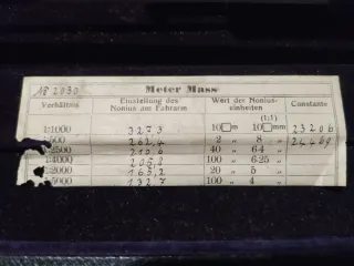 Planimetro Vintage Germania