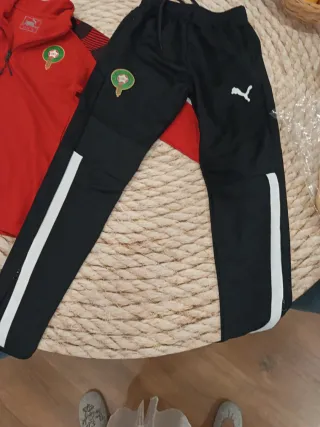 Chándal Marruecos Rojo y Negro