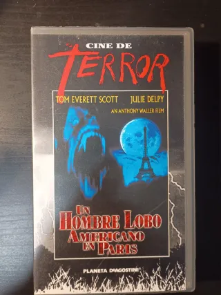 VHS Un Hombre Lobo Americano en París