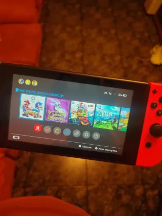 Nintendo Switch con funda