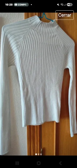 Jersey de canalé para chica