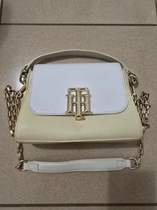 Bolso Tommy Hilfiger Beige y Blanco
