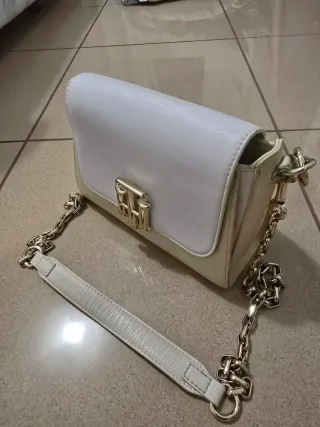 Bolso Tommy Hilfiger Beige y Blanco