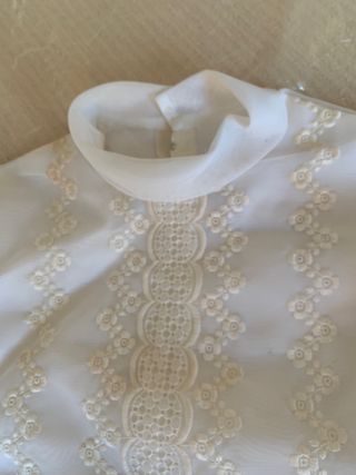 Traje de Primera Comunión niña blanco manga larga